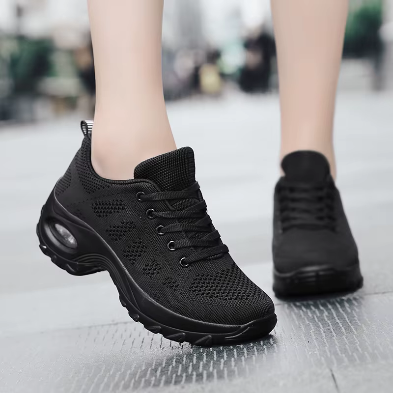 Nouveauté mode femme : Chaussures de marche sportives respirantes et légères