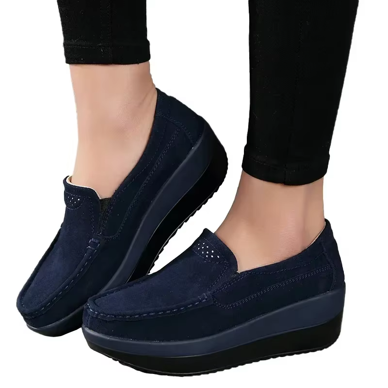 Chaussures plates à plateforme pour femmes