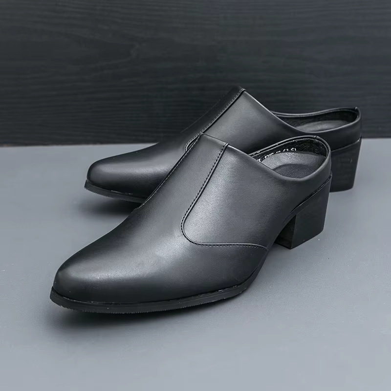 Chaussures de travail d'affaires pointues pour hommes