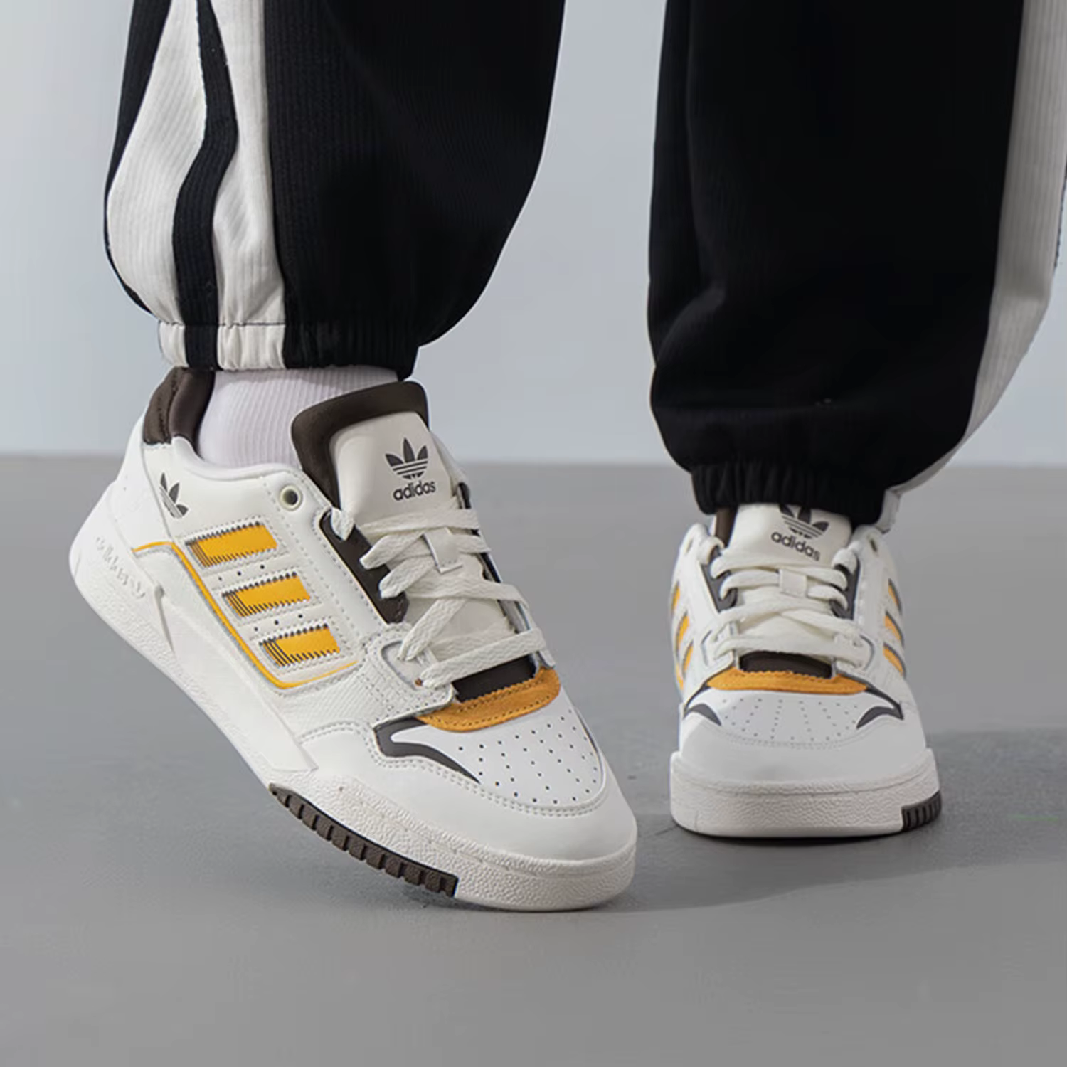 Adidas officiel authentique trois rayures unisexe rétro à lacets baskets basses JP5886