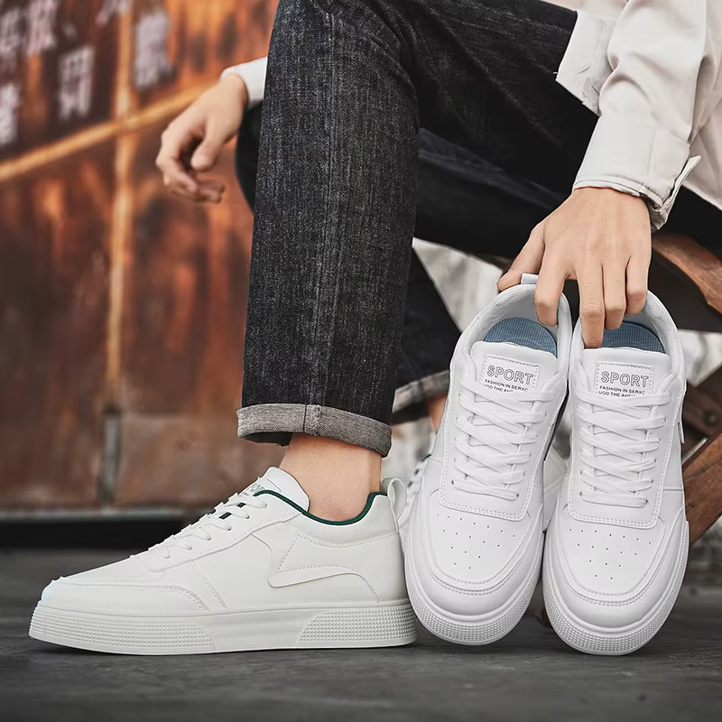 Chaussures plates pour hommes baskets de luxe