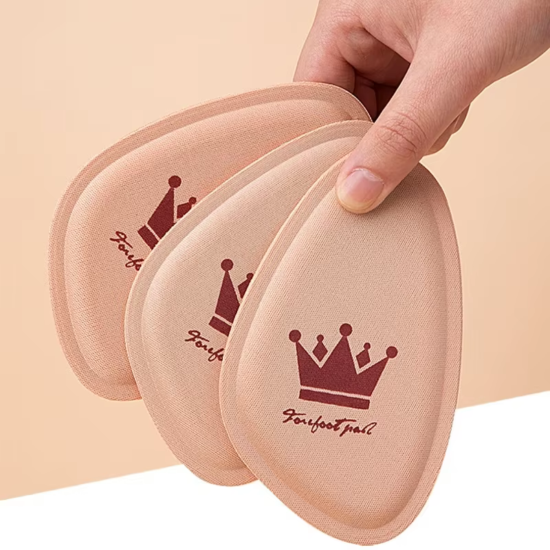 1/2/5 paires femmes antidérapant couronne avant-pied coussinets soulagement de la douleur insérer demi taille semelles coussins Anti-douleur orthopédique demi-rembourages