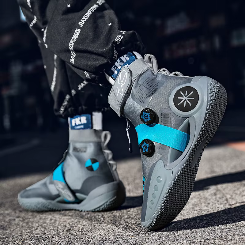 Chaussures de basket-ball respirantes coordonnantes pour hommes et femmes