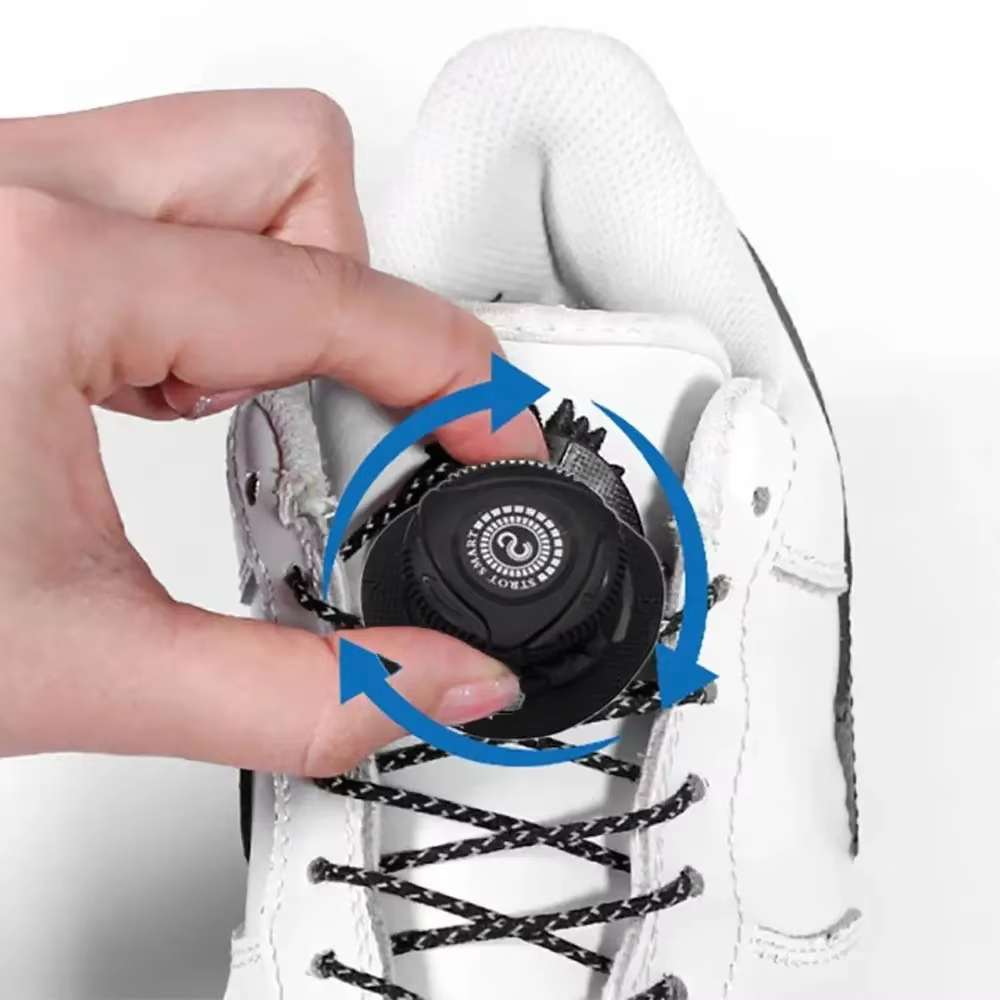 1 paire de lacets de baskets en corde à boucle automatique