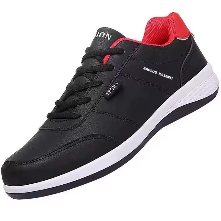 Chaussures de sport pour hommes en cuir épais