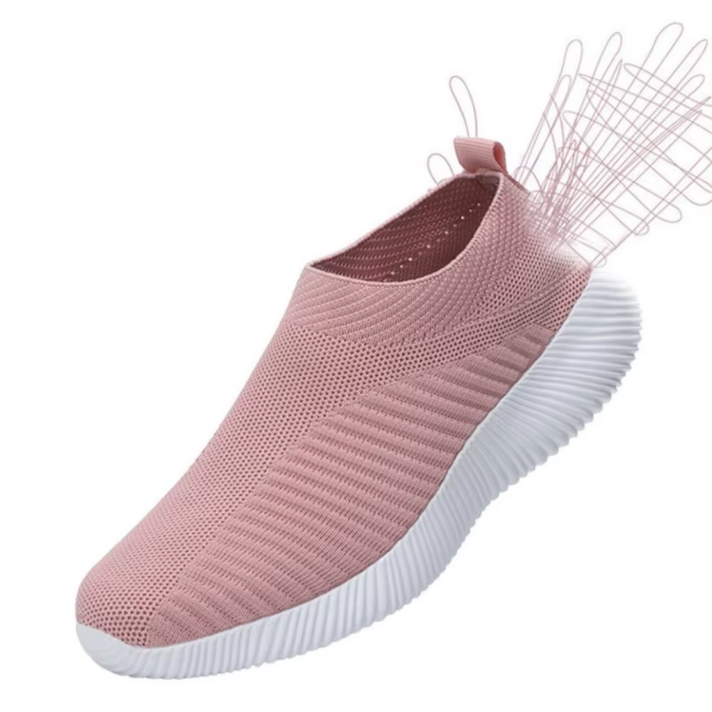 EOFK – mocassins respirants en maille pour femmes