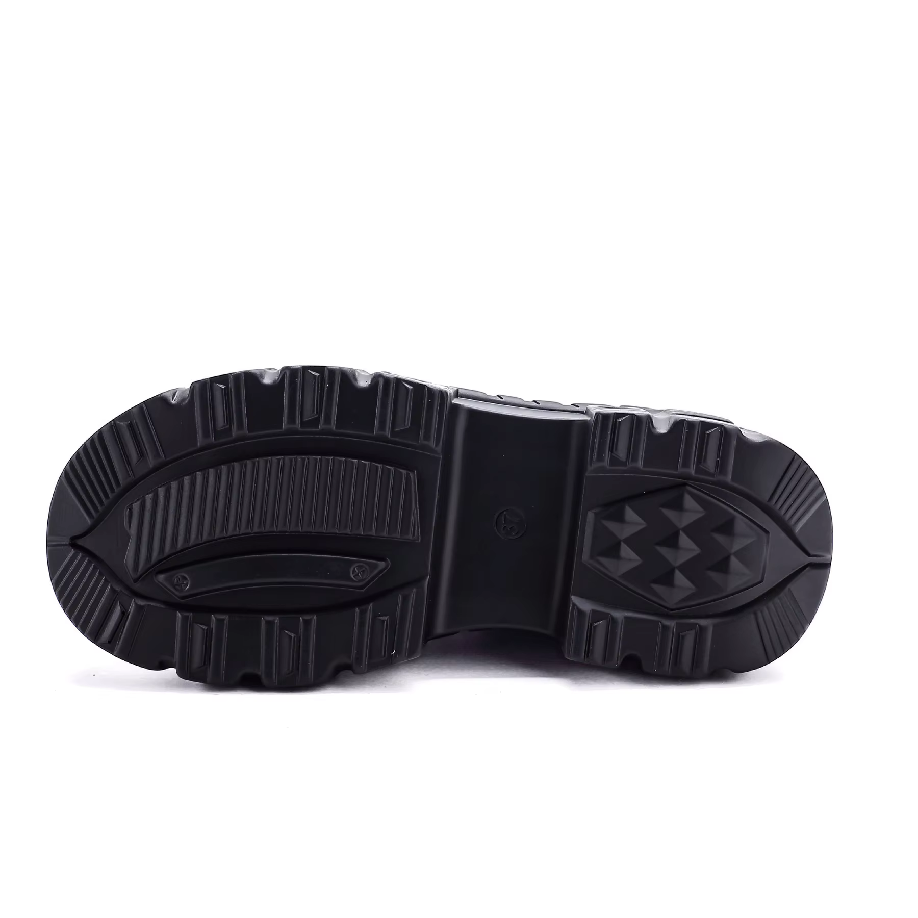 Nouveau Rock chaussures 2025 femmes noir papa