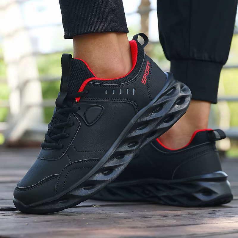 Baskets De sport décontractées noires pour hommes
