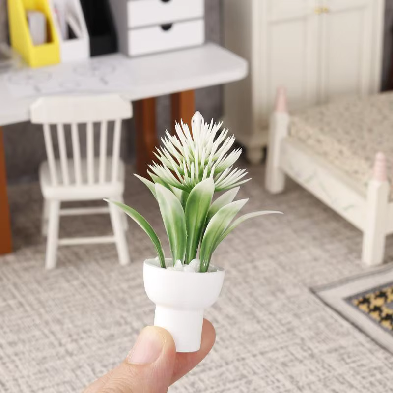 Mini plantes artificielles en pot sans entretien, verdure artificielle réaliste pour la table d'entrée, la décoration de la maison