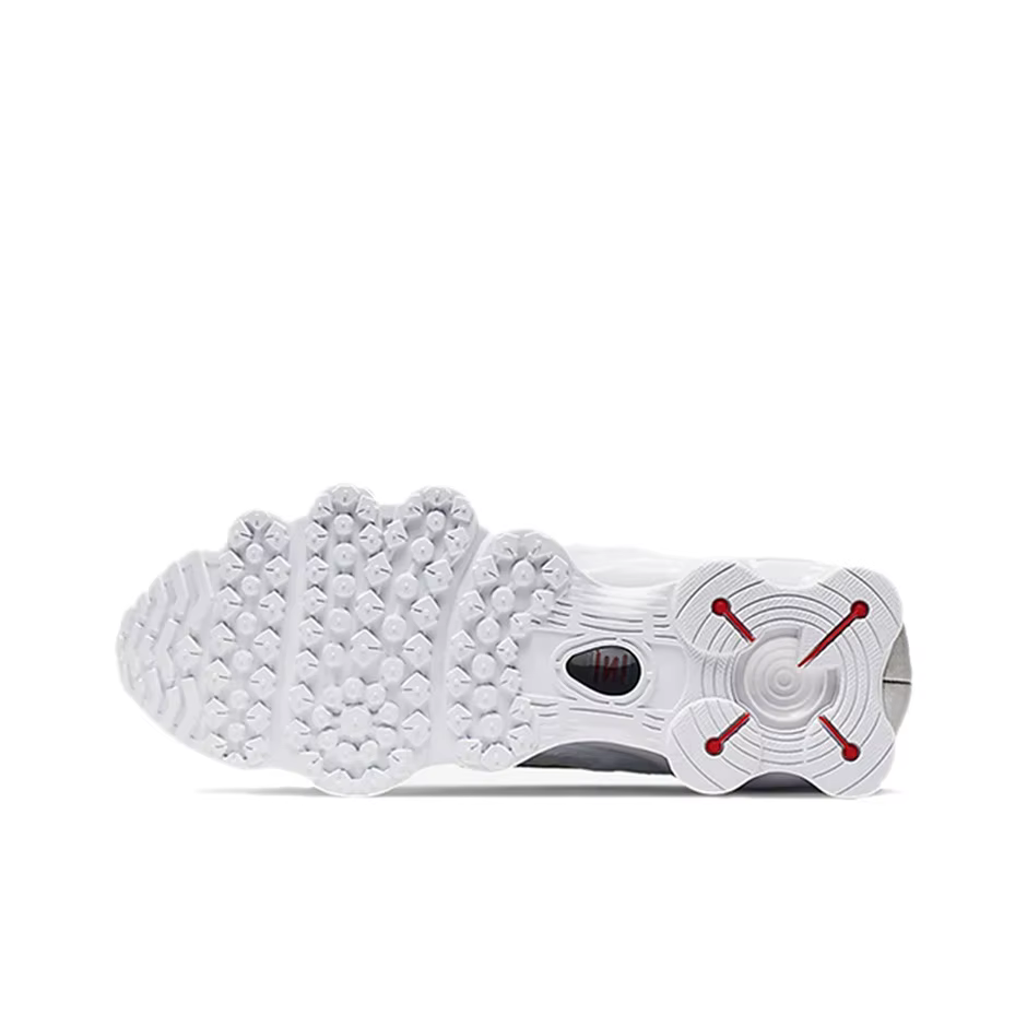Nike Shox Tl Blanc Argent Métallisé