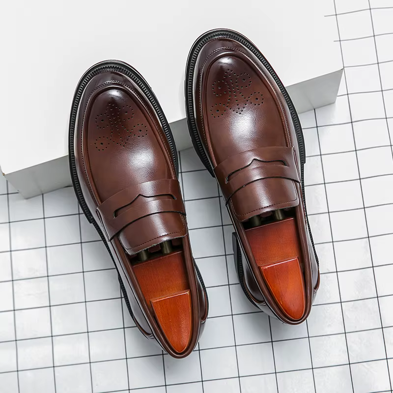 Chaussures à semelles hautes décontractées pour hommes