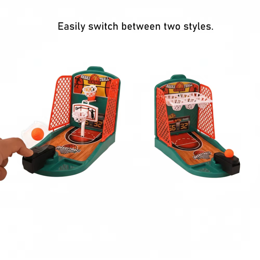 Jeu de tir au basketball de table pour enfants, jeu de société de tir au doigt, jouet interactif parent-enfant - Cadeau de Noël ﻿