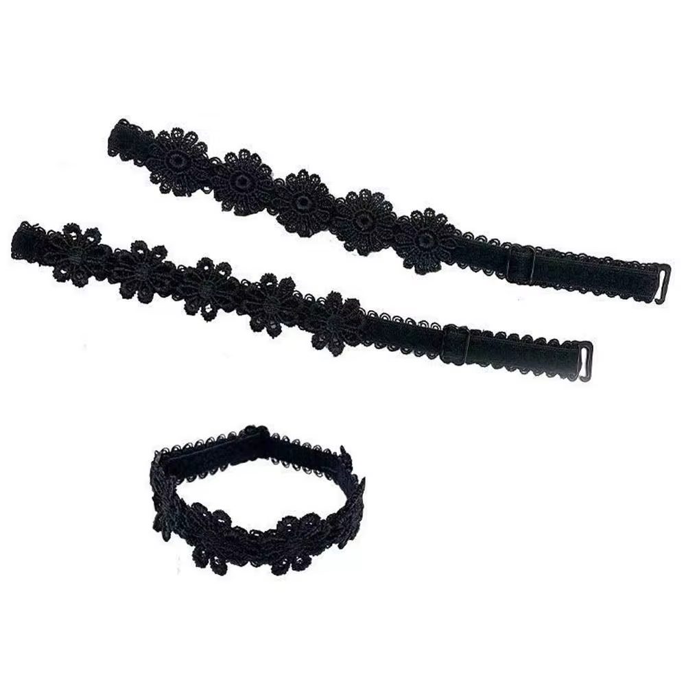 Ceinture de chaussure de rinçage en dentelle pour femme