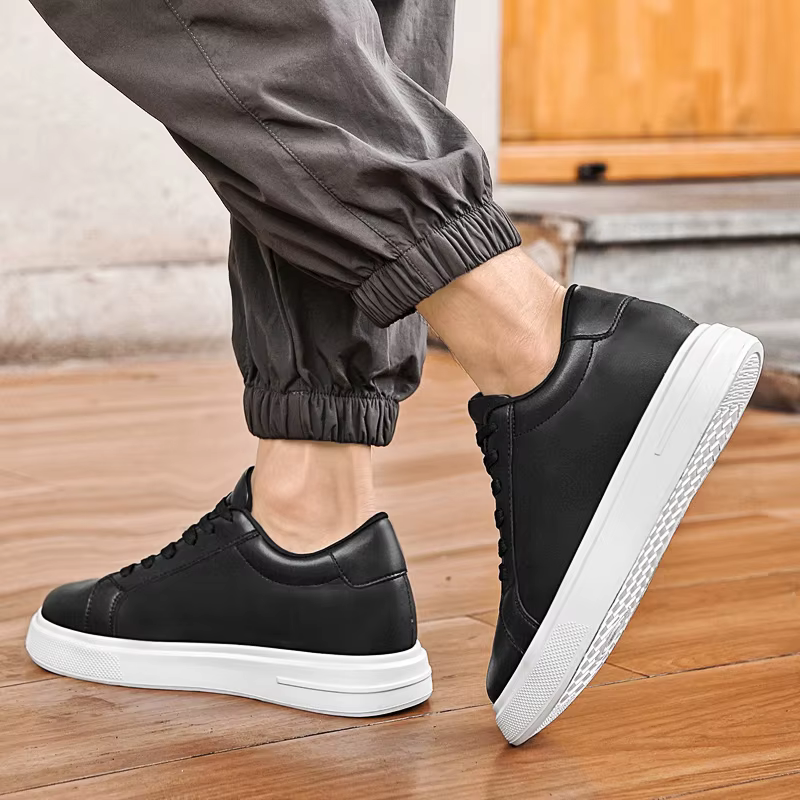 Nouveaux hommes baskets ascenseur chaussures rehaussant la hauteur augmenter semelle intérieure 6-10CM talons hauts