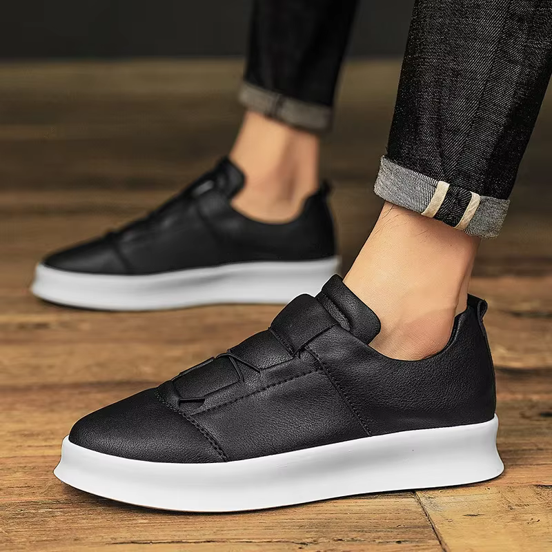 Chaussures en cuir à lacets pour hommes