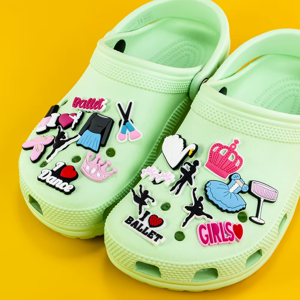 Breloques pour chaussures de Ballet rose
