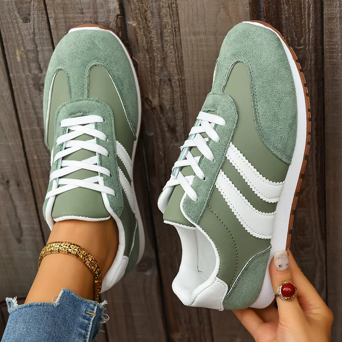 Chaussures de sport rétro pour femmes