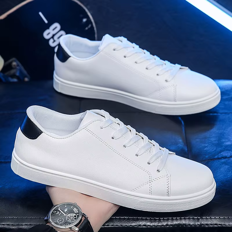 Baskets unisexes en cuir PU pour hommes