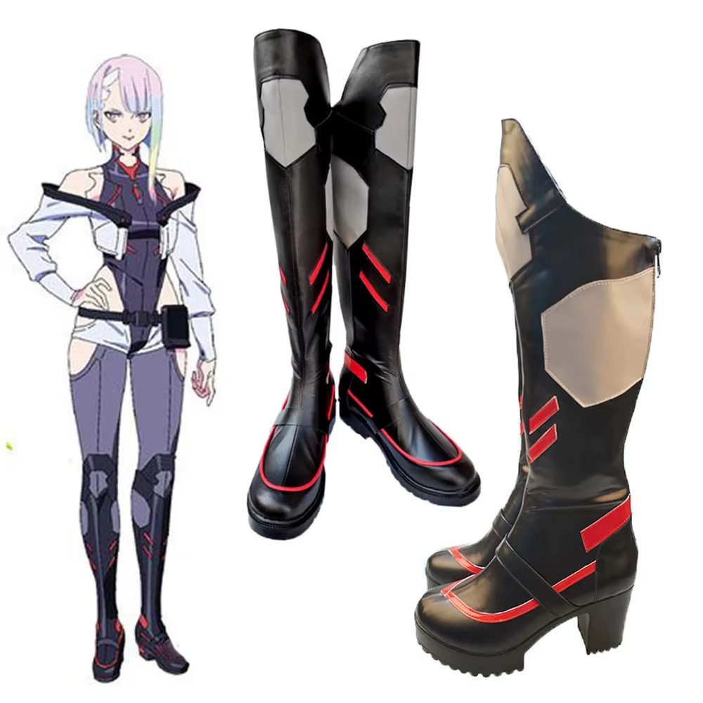 Anime Cyberpunk Edgerunners Lucy Cosplay chaussures