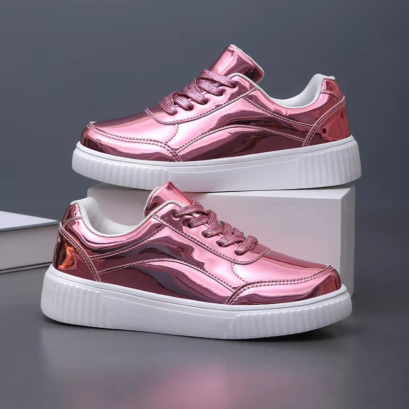 ELUVA femmes baskets chaussures de Skate décontractées en cuir PU antidérapant imperméable léger confortable Sport