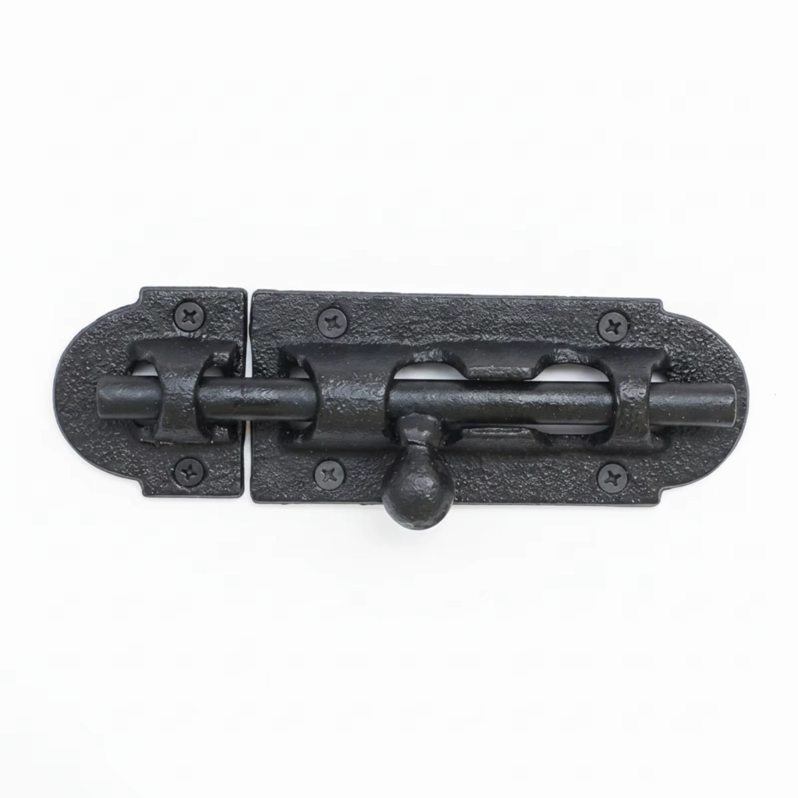 Loquet de porte coulissant de style antique, verrou de portail coulissant, quincaillerie extérieure résistante à la rouille pour propriétaires, portes en bois