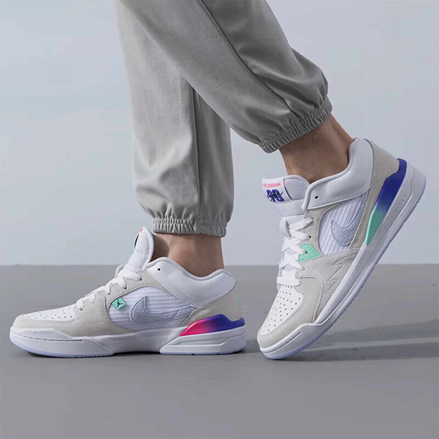 Nike officiel véritable nouveau hommes rétro respirant rembourré chaussures décontractées HF5756-151