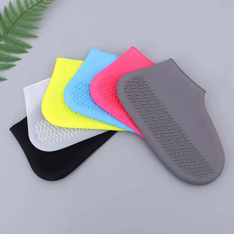 Couvre-chaussures imperméables pour hommes et femmes, réutilisables, pliables, antidérapants, protecteurs de chaussures, couvre-chaussures, galoches de pluie, enfants, hommes