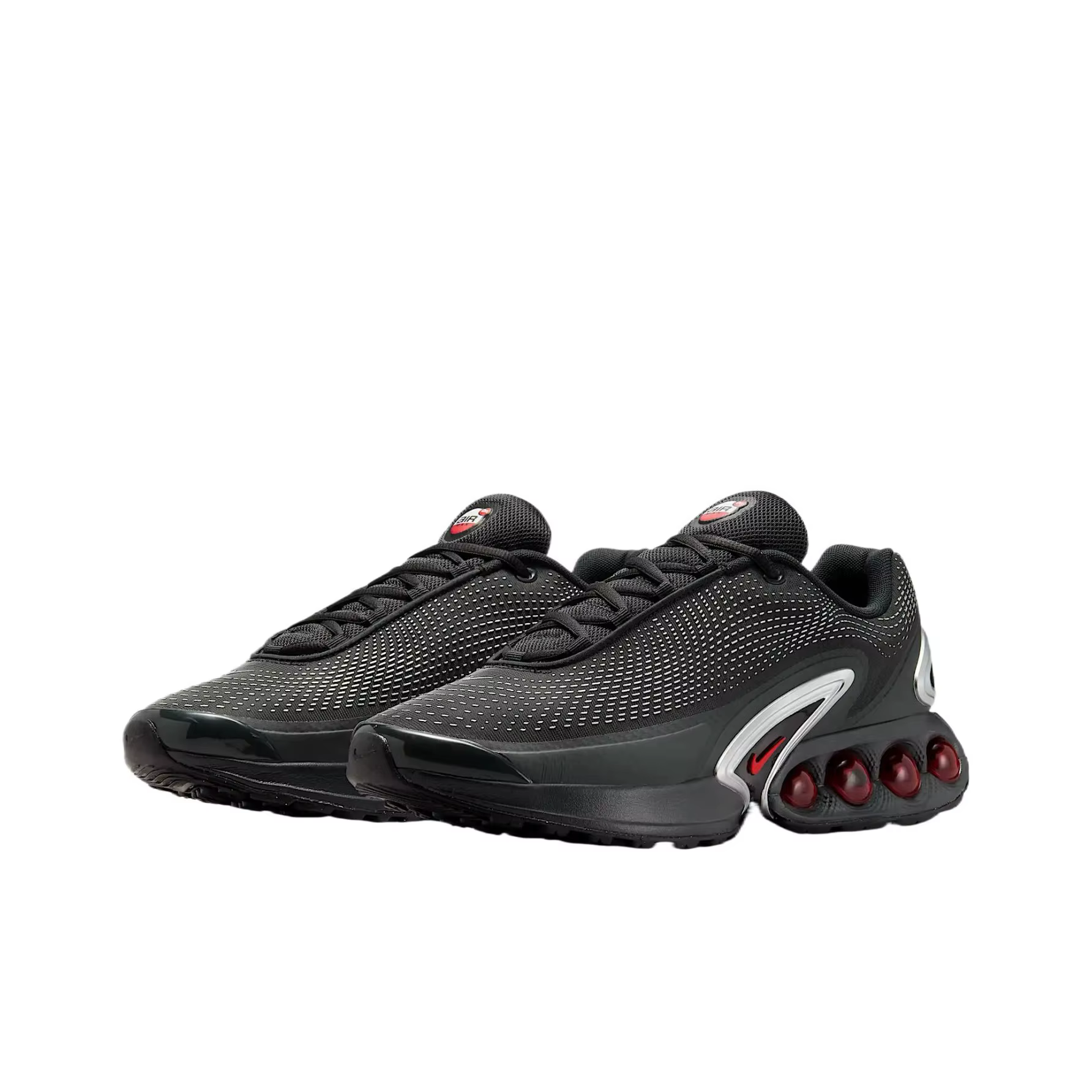 Nike Air Max Dn Low top Chaussures de course décontractées pour hommes Noir Rouge DV3337-016