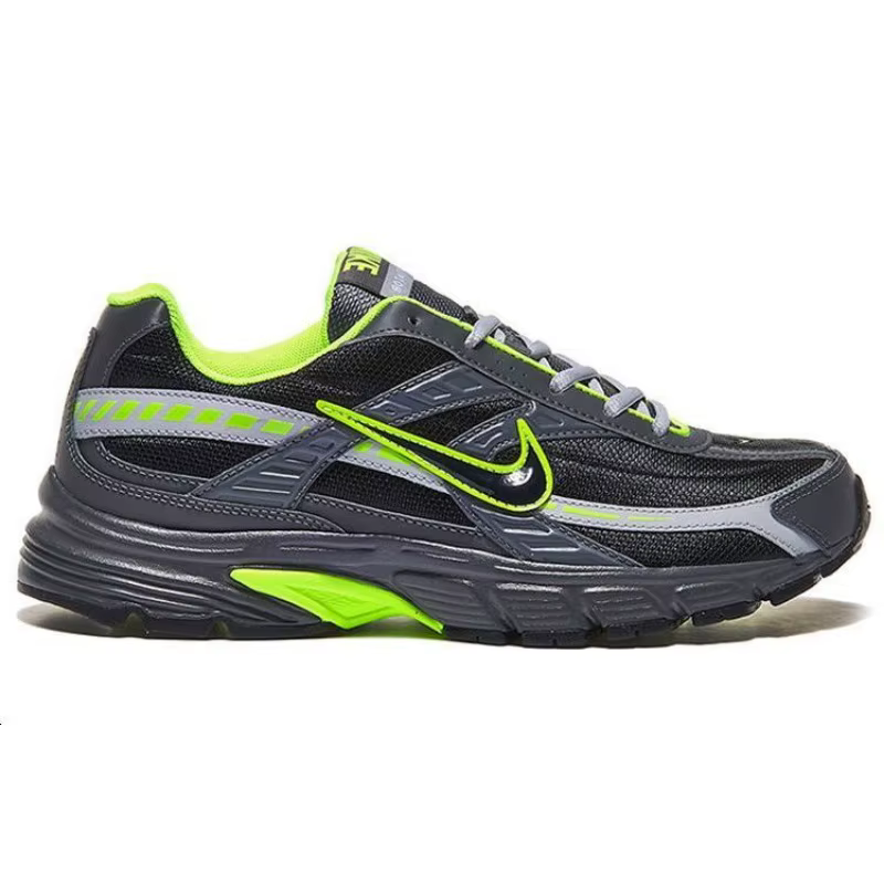 Nike Initiator Chaussures Rétro Décontractées pour Homme Noir Gris Respirantes Confortables Basses pour l'Extérieur et les Trajets Quotidien - 394055-023