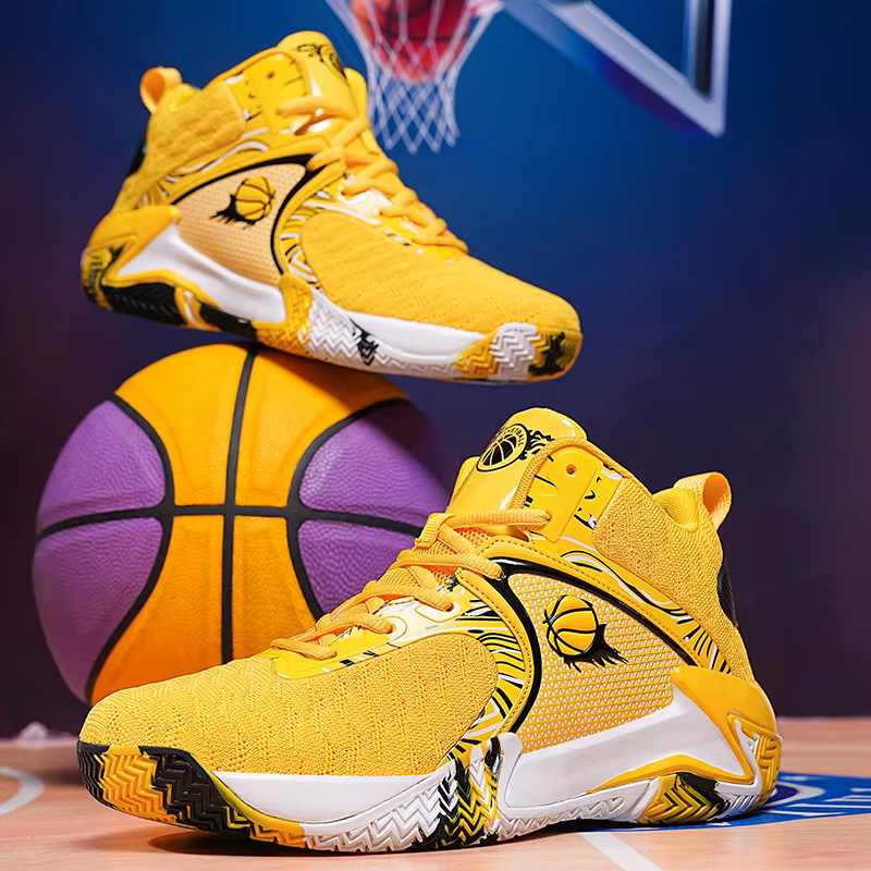 Chaussures de basket-ball coordonnantes pour hommes