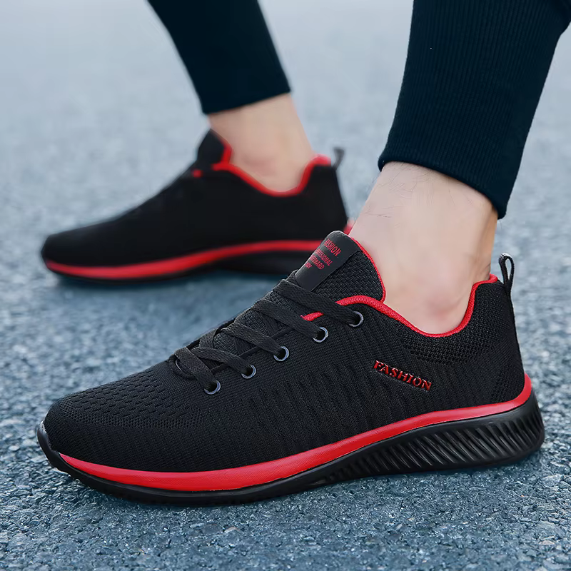 Hommes baskets de course léger marche chaussures de Sport classique maille
