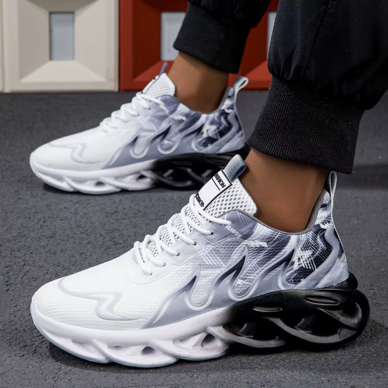 YRZL chaussures de course pour hommes baskets légères en maille respirante