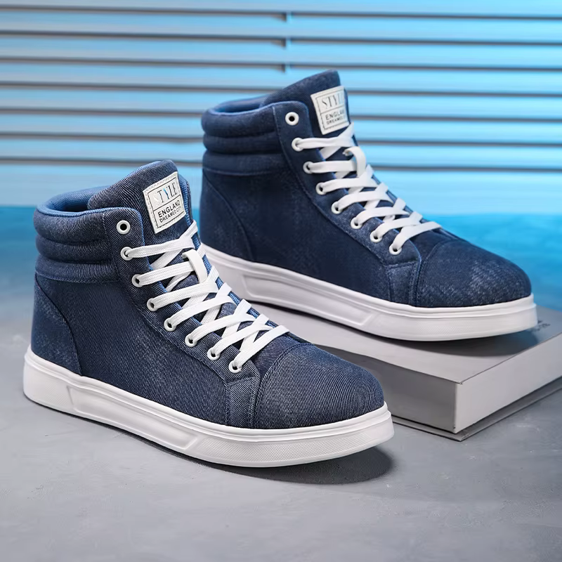 Chaussures de marche montantes en cuir confortables pour hommes