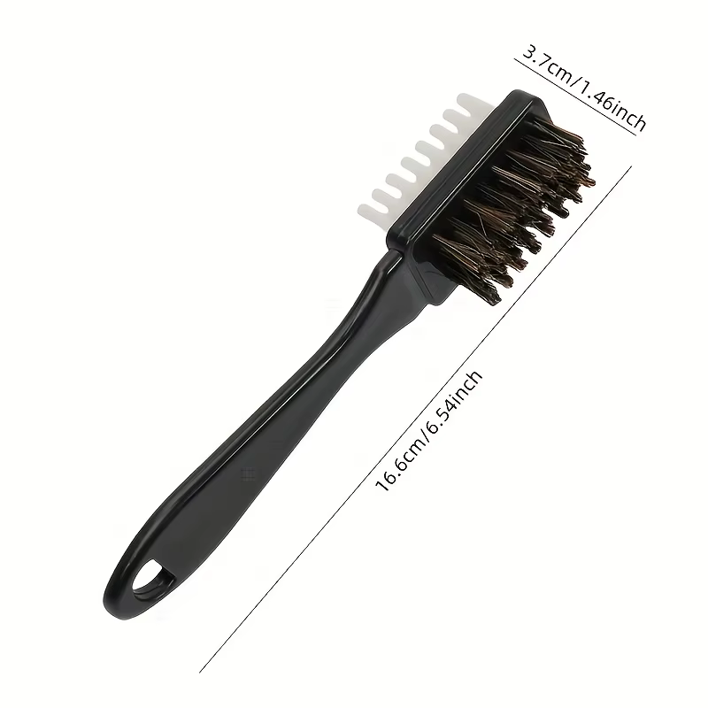 1 brosse de nettoyage pour chaussures en daim et cuir avec gomme