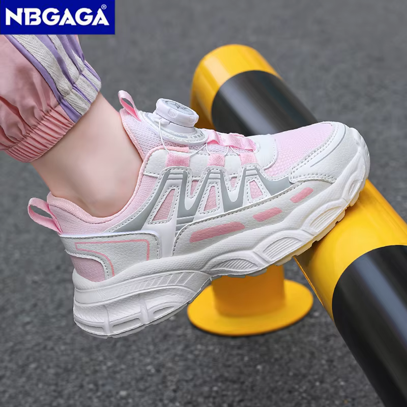 Chaussures de sport légères en cuir pour filles