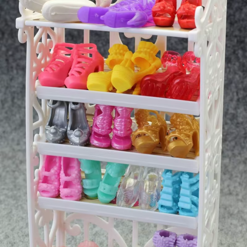 Chaussures pour poupées Barbiess pour filles, talons hauts, chaussures plates, bottes et plus de jouets, design de mode, 11.5 en effet, 30cm, 50 paires, 1/6
