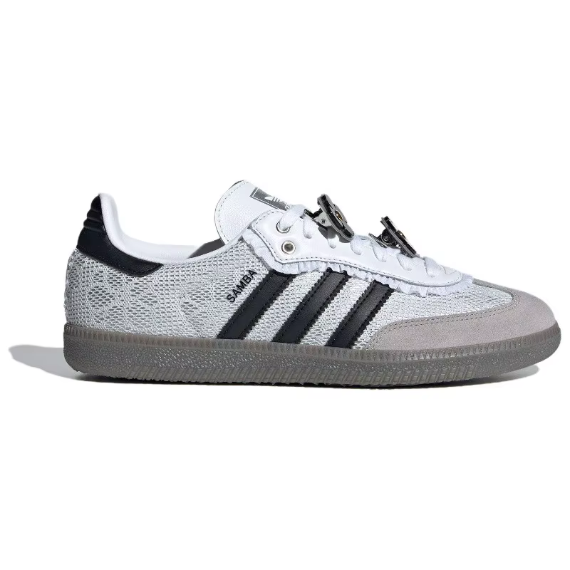 Adidas Originals SAMBA OG : Chaussures de skate basses légères pour femme Gris IH3371