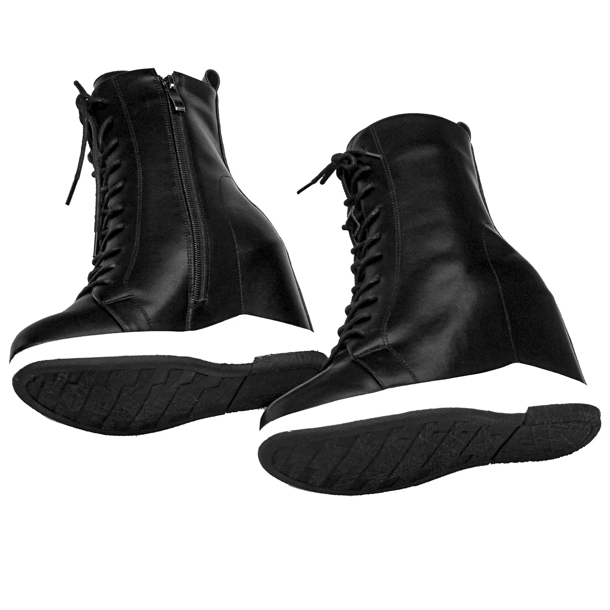 Bottes de neige en cuir véritable pour femme