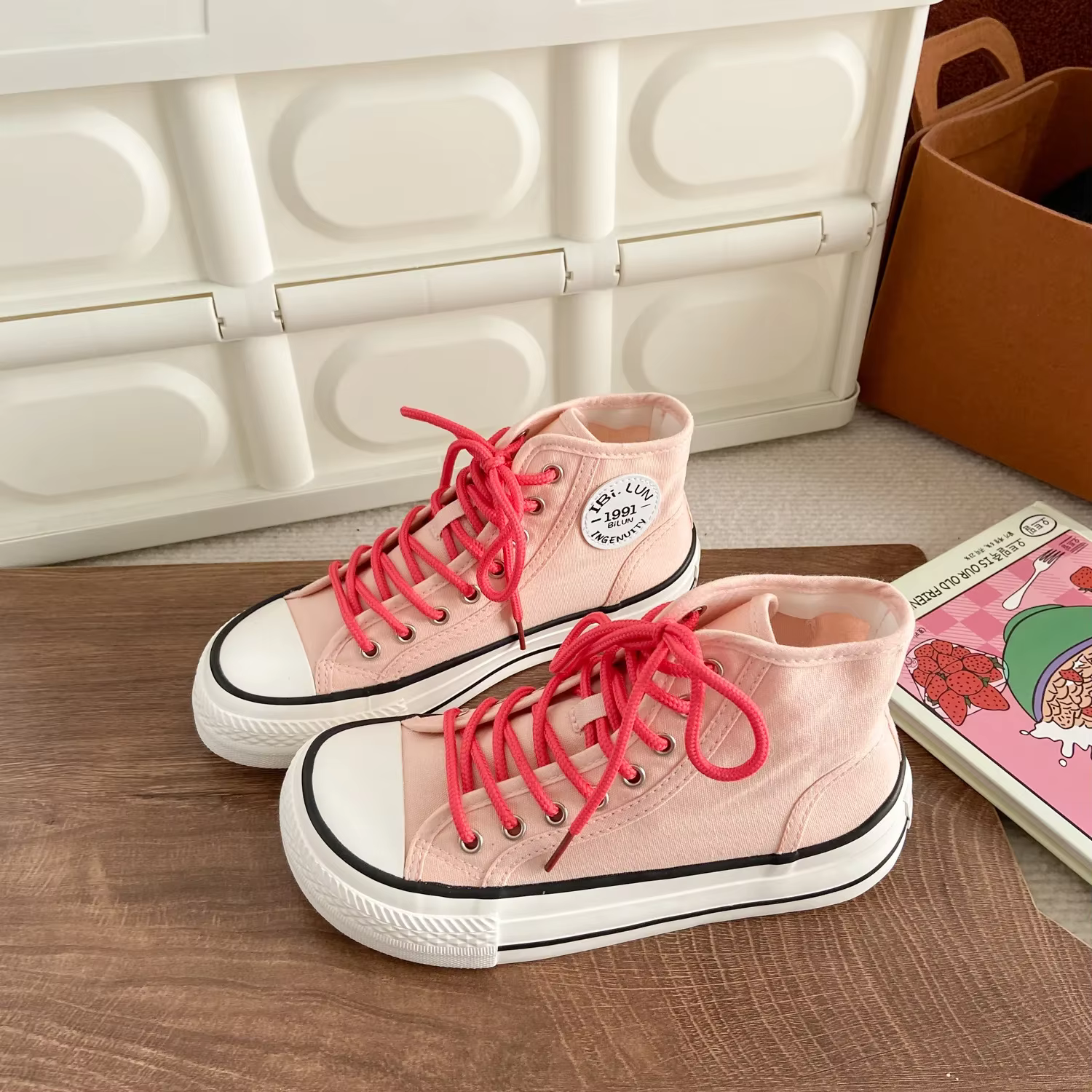 Nouvelles Chaussures Décontractées Polyvalentes en Toile pour Femme
