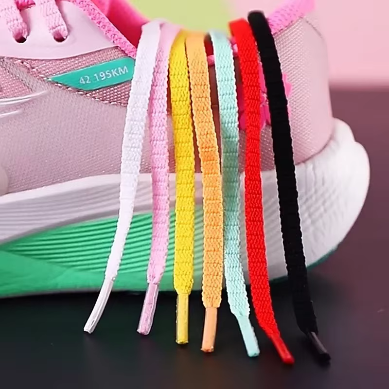Lacets plats de 5 mm pour baskets