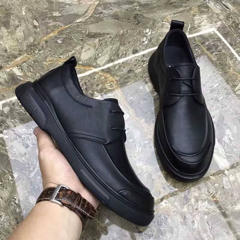 Chaussures en cuir véritable hommes