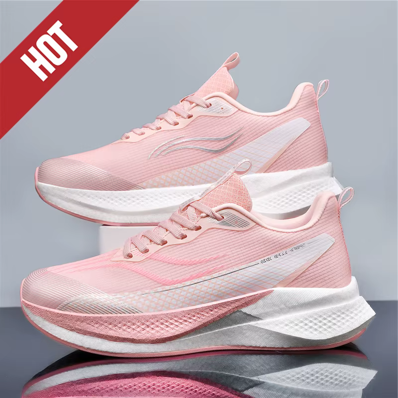 Chaussures de course Marathon Spécialisées Homme Femme Sportives avec Plaque Carbone Respirantes Légères Confortables Amorti Stabilité