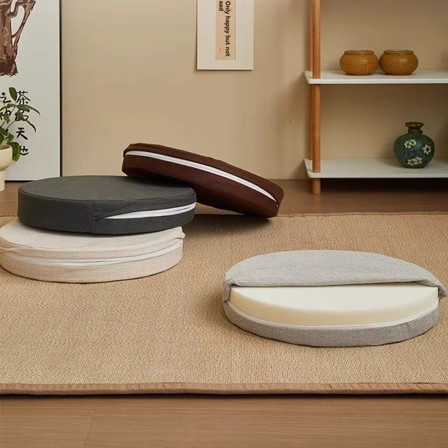 Chaise Tatami de style japonais, lit de chambre, coussin de siège pour la détente, chaise pliante portable pour baie vitrée, canapé paresseux, chaise sans pieds avec dossier