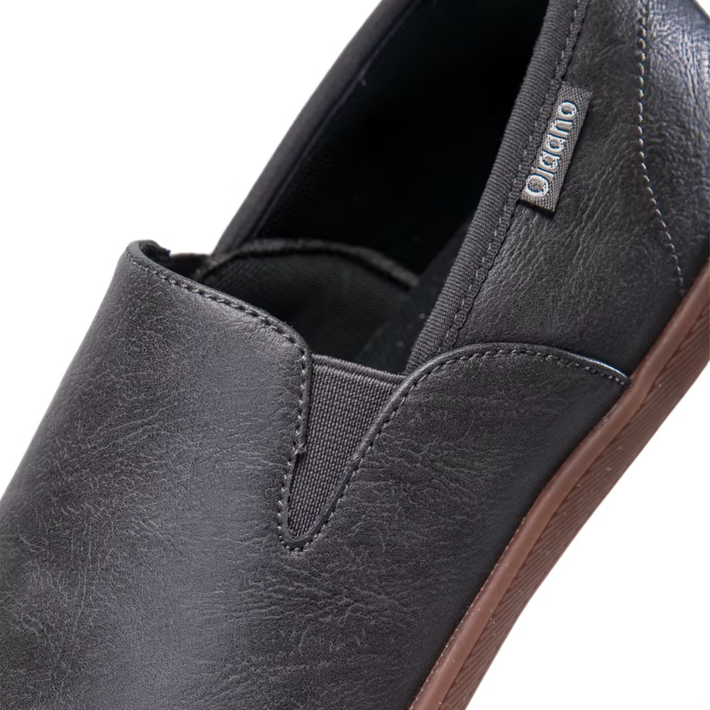 Oiaano bout large hommes chaussures minimalistes baskets confortables en cuir