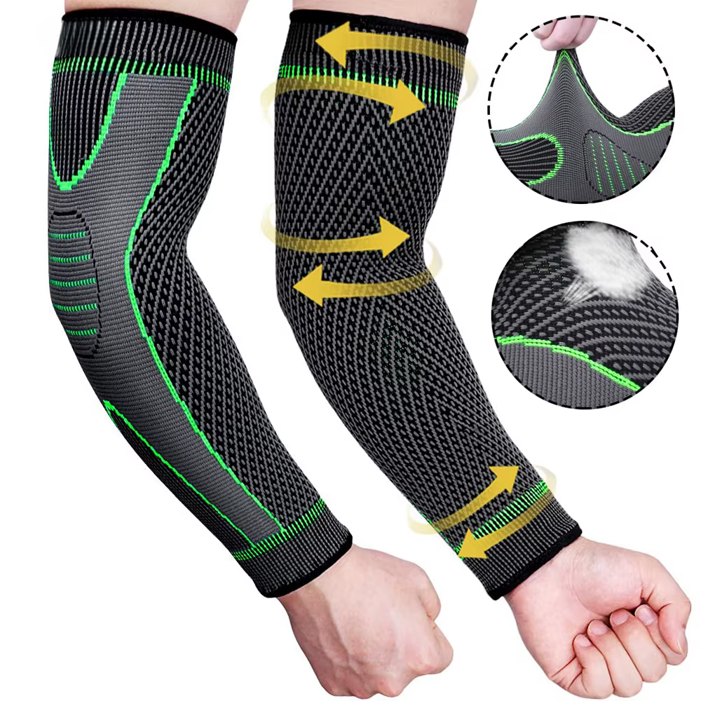 Manchons de Compression de bras de sport, Support de coude antidérapant pour jeunes adultes, cyclisme, basket-ball, Football, volley-ball, Baseball, Tennis, Golf