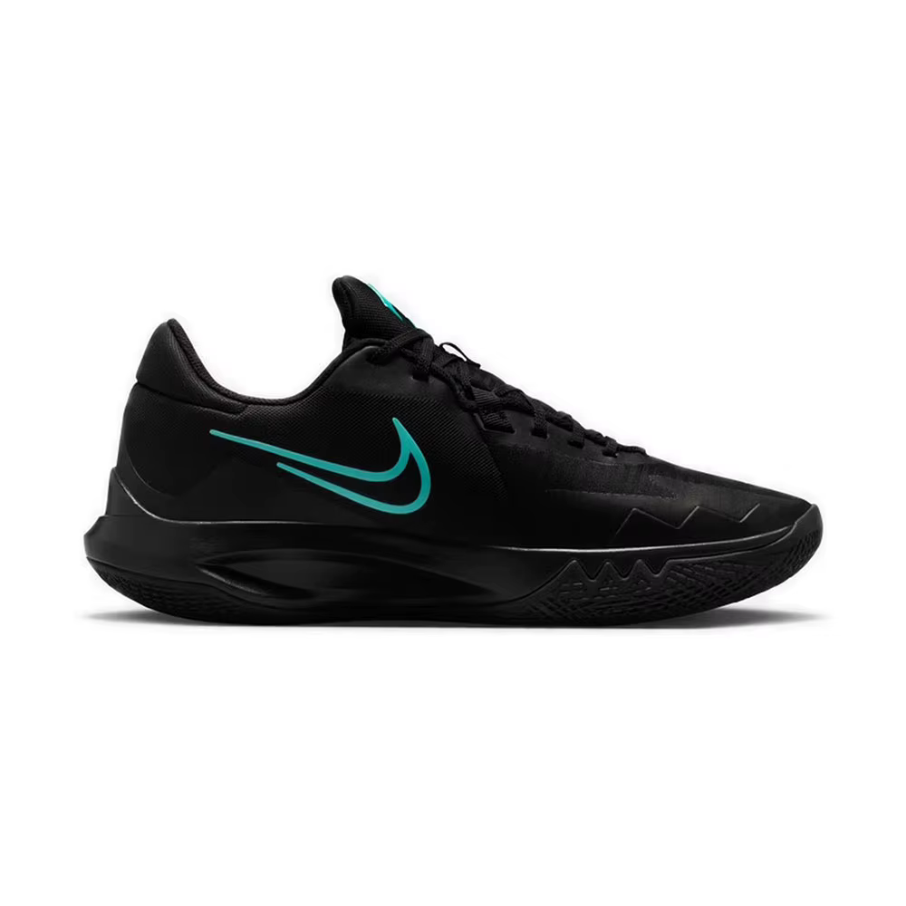 Nike Precision 6 Chaussures de basket-ball basses confortables et polyvalentes pour hommes en noir IO7605-040