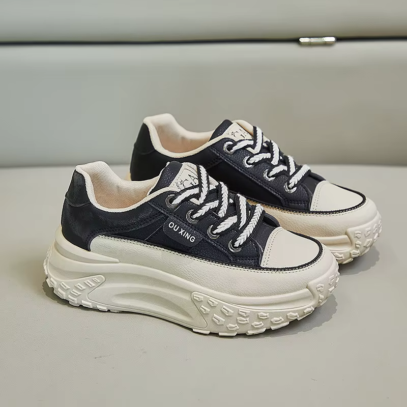 Optical Soled Women's Dad Shoes, Chaussures simples décontractées, Chaussures canisées à la mode