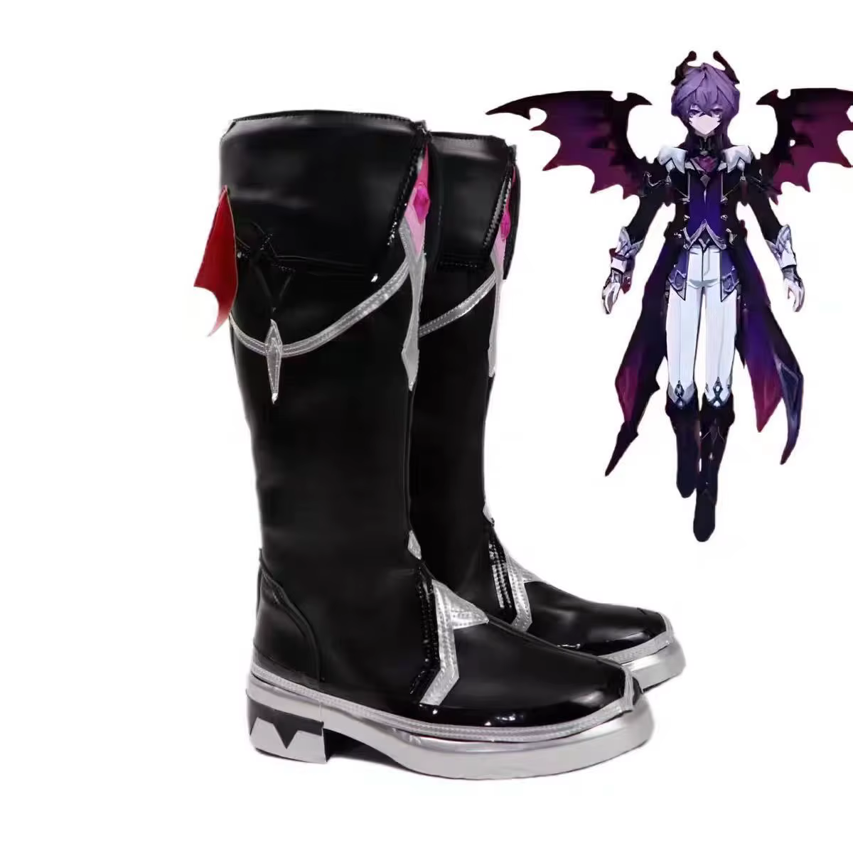Chaussures de Cosplay Durin, chaussures de jeu animé Genshin Impact Durin