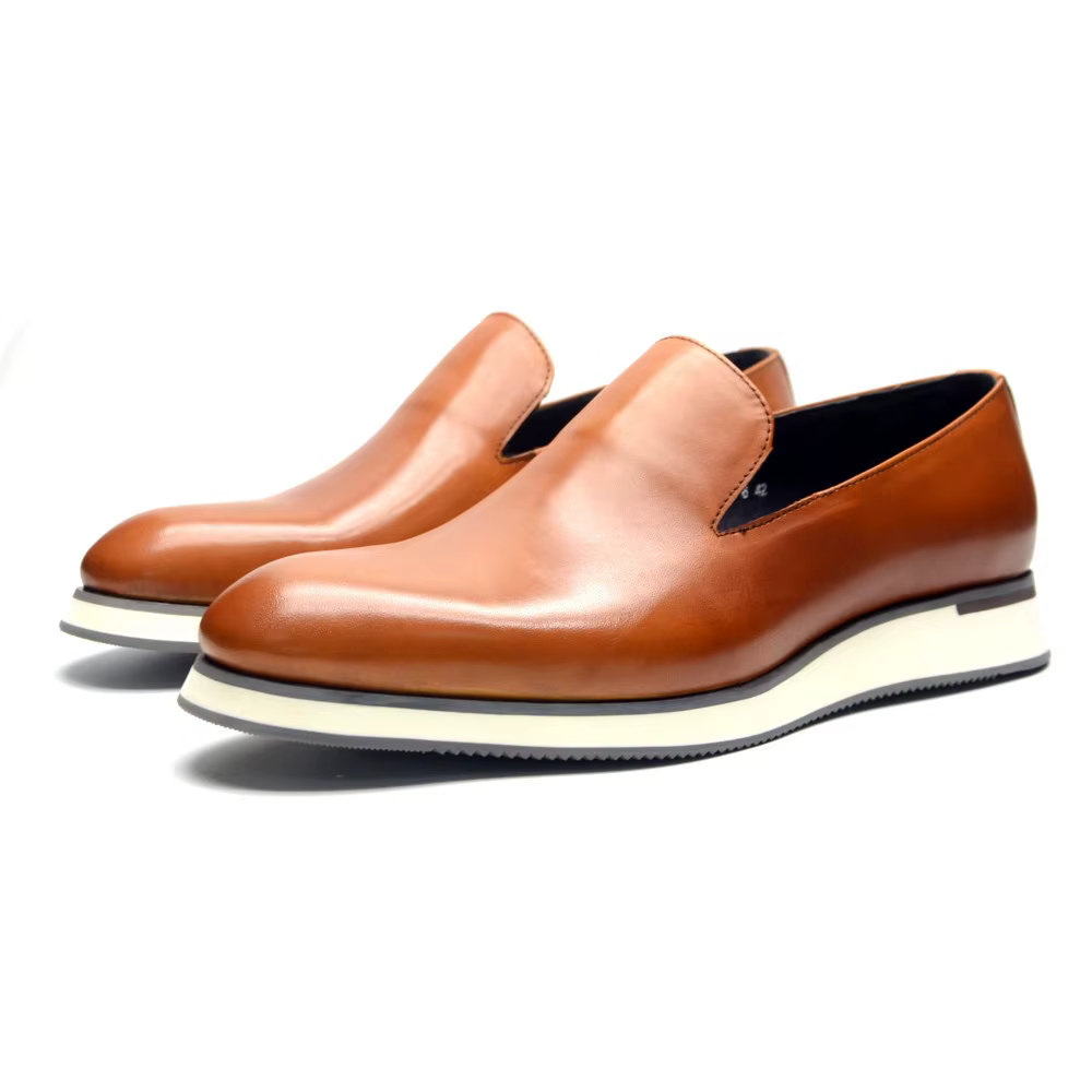 Chaussures Classiques Homme en Cuir Véritable Entier