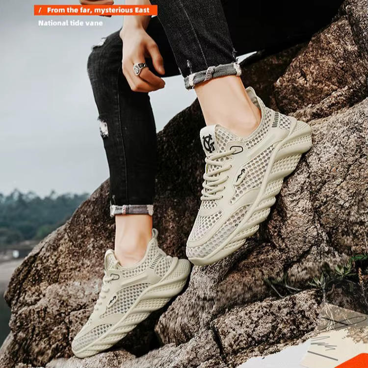 Chaussures de sport basses respirantes pour hommes